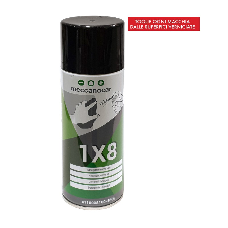 1x8 Detergente Universale Spray MECCANOCAR 400 ml